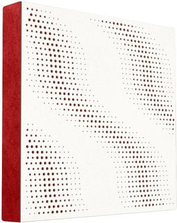 Mega Acoustic FiberPRO60 SineWave White/Red Absorpčný drevený panel