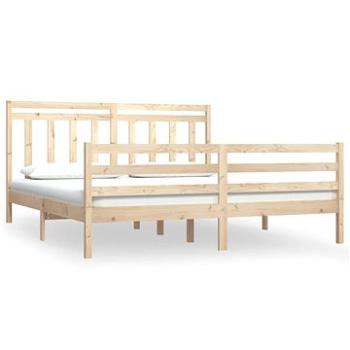Rám postele masívne drevo 180 × 200 cm Super King, 3105330