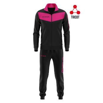 TUTA VISA FLUO TRIACETATO NERO/FUXIA Tg. XL