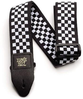 Ernie Ball Jacquard Strap EB Gitarový pás Black & White