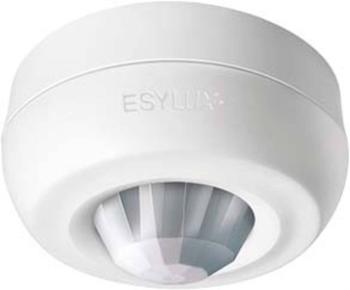ESYLUX EB10430916 na omietku stropný detektor prítomnosti osôb 360 °  biela IP40