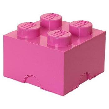 LEGO Úložný box 4 250 x 250 x 180 mm - ružový (5706773400393)