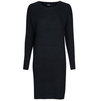 Only  ONLFIA KATIA L/S DRESS CC KNT  Krátke šaty Čierna