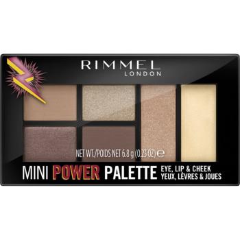 Rimmel Mini Power Palette paletka pre celú tvár odtieň 01 Fearless 6.8 g