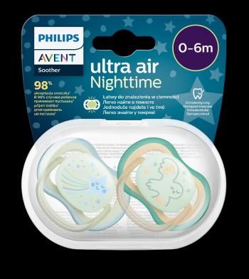 PHILIPS AVENT Cumlík Ultra air nočné 0-6m chlapec 2 ks