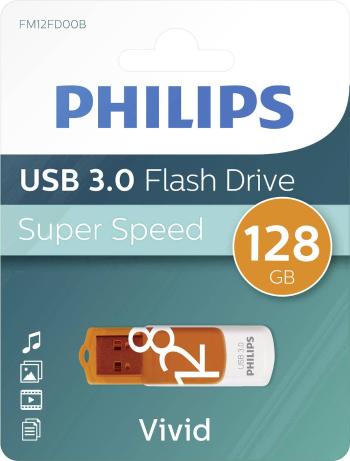Philips  USB flash disk 128 GB oranžová FM12FD00B/00 USB 3.2 Gen 1 (USB 3.0)