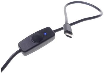 Radxa RockPi_USB-AtoC_SW napájací kábel  [1x USB 2.0 zástrčka A - 1x USB-C ™ zástrčka] 1.50 m čierna vr. vypínače