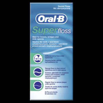 Oral-B Super floss Zubná niť 50 ks