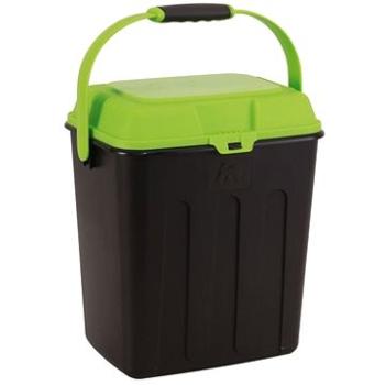 Maelson Box na granule na 3,5 kg krmiva – čierno-zelený – 27 × 22 × 31 cm (4260195041219)