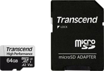 Transcend Premium 330S pamäťová karta micro SDXC 64 GB Class 10, UHS-I, UHS-Class 3, v30 Video Speed Class výkonnostný š
