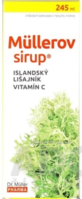 MÜLLEROV SIRUP S ISLANDSKÝM LIŠAJNÍKOM A VIT. C 1x245 ml