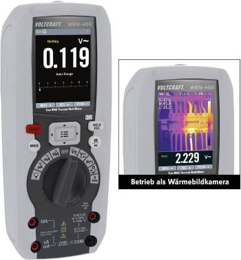 VOLTCRAFT WBM-460 multimeter s termokamerou  -20 do +260 °C 80 x 80 Pixel 50 Hz