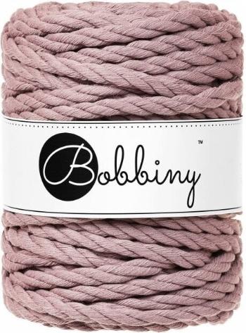 Bobbiny 3PLY Macrame Rope 9 mm 30 m Mauve Špagát