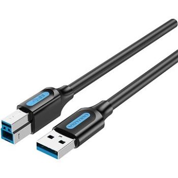 Vention USB-C 3.0 to USB-B Printer 2A Cable 0,25 m Black (CQVBC)