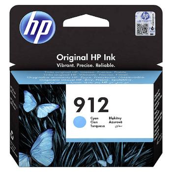 HP 3YL77AE - originálna cartridge HP 912, azúrová, 2ml