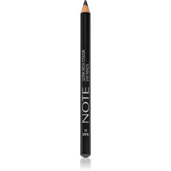 Note Cosmetique Ultra Rich Color Eye Pencil vodeodolná ceruzka na oči odtieň 01 Black 1,1 g