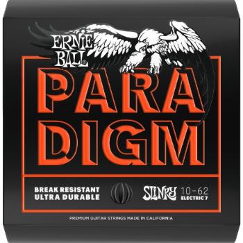 Ernie Ball Skinny Top Heavy Bottom Slinky Paradigm 7 - String Electric Guitar Strings