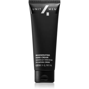 Unit4Men Regenerating hand cream regeneračný krém na ruky Citrus and Musk 75 ml