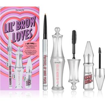 Benefit Lil' Brow Loves sada pre dokonalé obočie odtieň 03 Warm Light Brown