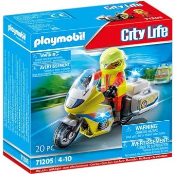 Playmobil 71205 Záchranný motocykel s blikajúcim svetlom (4008789712059)