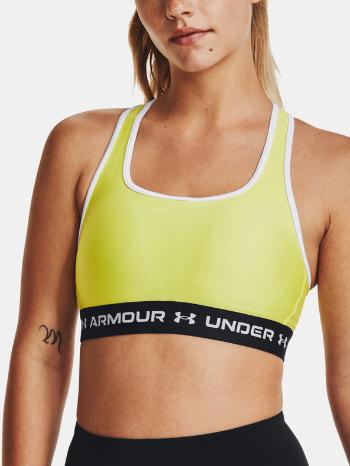 Under Armour Crossback Mid Športová podprsenka Žltá