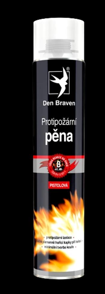 DEN BRAVEN - Protipožiarna pena cervena 750 ml