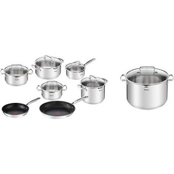 Tefal Súprava riadu 12 ks Duetto+ G732SC55 + Tefal Hrniec s pokrievkou 28 cm Duetto+ G7196455