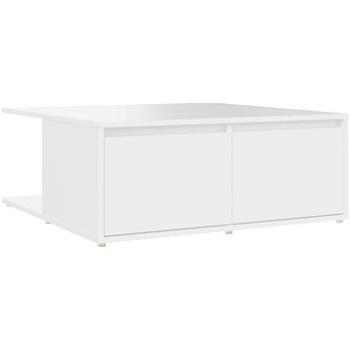 SHUMEE Konferenčný stolík biely 80 × 80 × 31 cm drevotrieska, 806876
