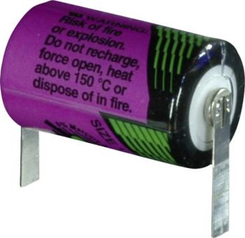 Tadiran Batteries SL 550 T špeciálny typ batérie 1/2 AA odolné voči vysokým teplotám, spájkovacia špička v tvare U lítio