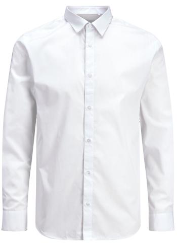 Jack&Jones PLUS Pánska košeľa JJJOE Slim Fit 12200623 White 3XL