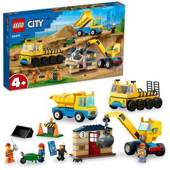 LEGO® City 60391 Stavebná dodávka a demolačný žeriav (5702017416465)