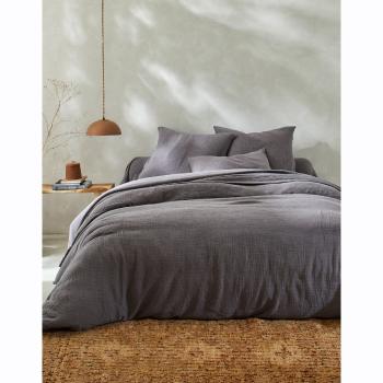 Blancheporte Jednofarebné posteľná bielizeň z bavlnenej gázoviny ocelová sivá obliečka na prikrývku240x220cm