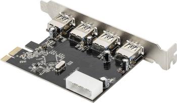 Digitus  4 porty kontrolná karta USB 3.0 USB 3.2 Gen 1 (USB 3.0) PCIe