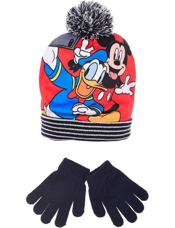 Mickey mouse set čiapky a rukavíc pre chlapcov vel. 52