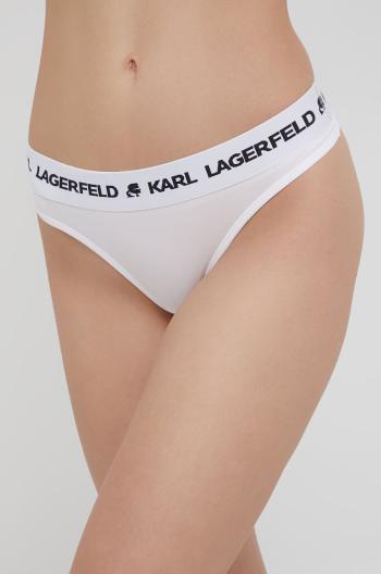 Tangá Karl Lagerfeld biela farba