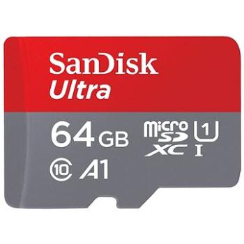 SanDisk microSDXC Ultra 64 GB + SD adaptér (SDSQUA4-064G-GN6MA)
