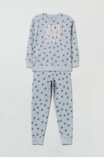 Detské pyžamo OVS šedá farba, vzorovaná