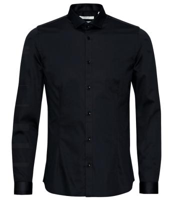 Jack&Jones Pánska košeľa JJPRPARMA Slim Fit 12097662 Black XXL