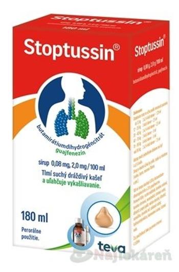 Stoptussin sirup na dráždivý kašeľ 180ml