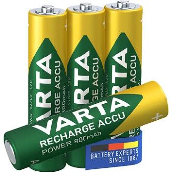 VARTA nabíjateľná batéria Recharge Accu Power AAA 800 mAh R2U 3+1 ks (56703101494)