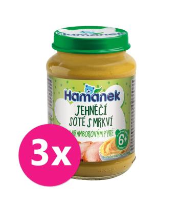 3x HAMÁNEK Jahňacie soté s mrkvou a zemiakovým pyré 190 g