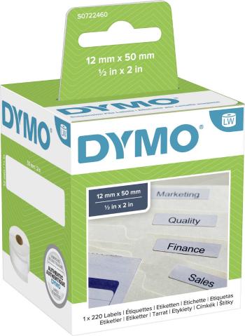 DYMO etikety v roli  99017 S0722460 50 x 12 mm papier  biela 220 ks permanentné visacie etikety