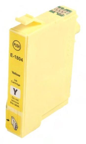 EPSON T1804 (C13T18044010) - kompatibilná cartridge, žltá, 13ml