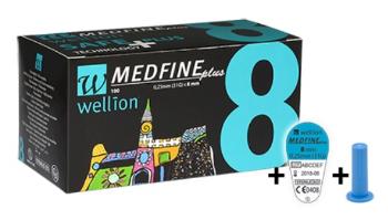 Wellion Medfine plus Penneedles 8 mm ihla na aplikáciu inzulínu pomocou pera