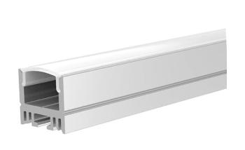 LED Solution Nástenný profil pre LED pásiky N1 varianty: Profil + Nacvakávací čirý kryt 1m