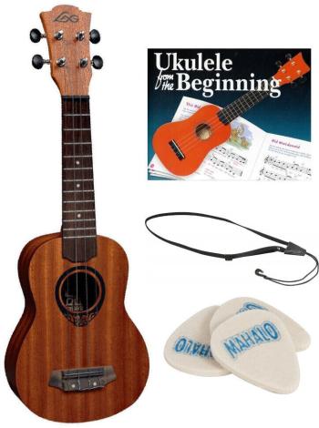 LAG TKUS SET Sopránové ukulele Natural Satin