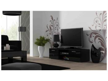ArtCam TV stolík SOHO 140 cm Farba: Čierna/čierny lesk