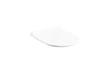 RAVAK - Chrome WC doska Uni Slim, so sklápaním SoftClose, biela X01550