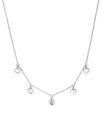 Hot Diamonds Romantický strieborný náhrdelník s diamantom Most Loved DN160/DN162 40 - 45 cm