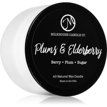 Milkhouse Candle Co. Creamery Plums & Elderberry vonná sviečka Treveler Tin 106 g